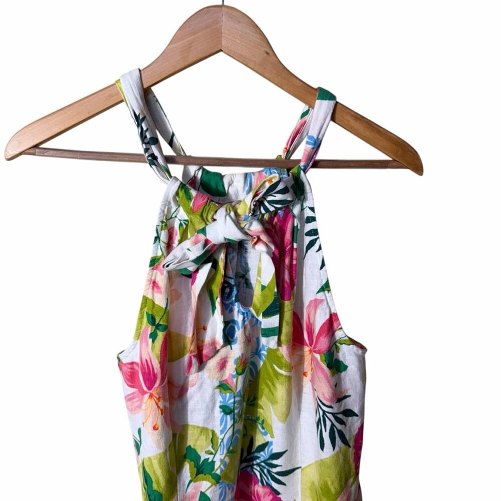 Tommy Bahama Lava Actually Linen-Blend Halter Dress Size Small - Picture 7 of 12